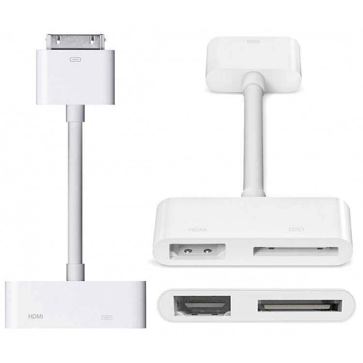 Adaptador Digital AV HDMI para HDTV para Novo iPad (iPad 3) / iPad 2 / iPad / iPhone 4 & 4S / iPod Touch 4