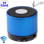 Mini altifalante estéreo Bluetooth 2.1 para iPhone 5 / iPhone 4 & 4S / iPad 4 / Novo iPad / iPad mini / mini 2 Retina, bateria recarregável incorporada, suporta cartão TF, azul