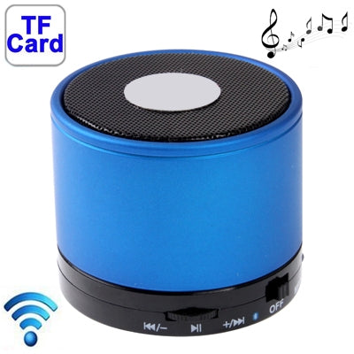 Mini altifalante estéreo Bluetooth 2.1 para iPhone 5 / iPhone 4 & 4S / iPad 4 / Novo iPad / iPad mini / mini 2 Retina, bateria recarregável incorporada, suporta cartão TF, azul