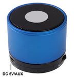 Mini altifalante estéreo Bluetooth 2.1 para iPhone 5 / iPhone 4 & 4S / iPad 4 / Novo iPad / iPad mini / mini 2 Retina, bateria recarregável incorporada, suporta cartão TF, azul