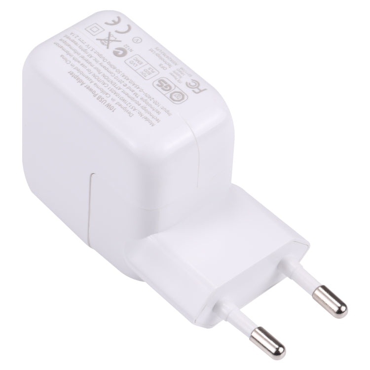Adaptador de Corrente USB 10W para Viagem, Ficha EU