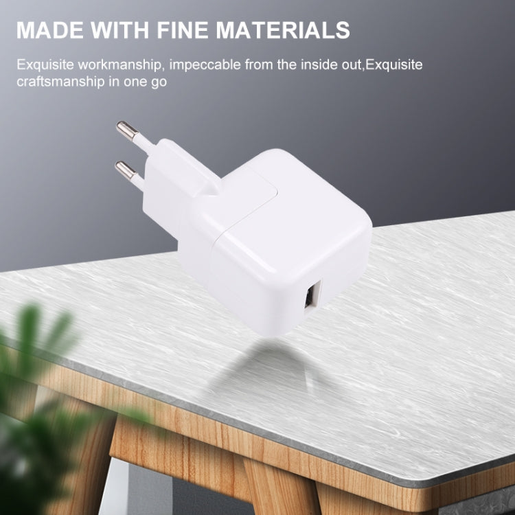Adaptador de Corrente USB 10W para Viagem, Ficha EU