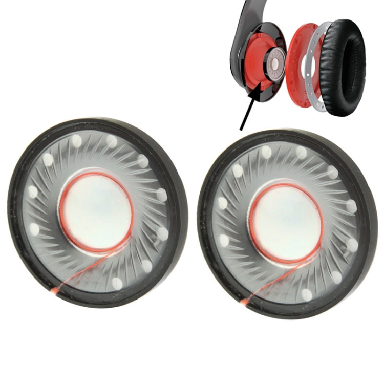 Unidade de altifalante de peças de reparação de 40mm para auricular (10 pares)