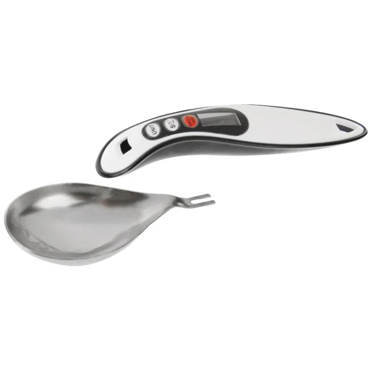 Colher Medidora Multi-digital LCD 1ml / 30ml 0.1g / 300g, Prateada 0.1g/300g