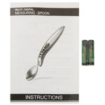 Colher Medidora Multi-digital LCD 1ml / 30ml 0.1g / 300g, Prateada 0.1g/300g