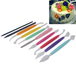 Conjunto de Ferramentas Coloridas para Modelagem de Bolos 10 em 1, 10 PCS Colorido