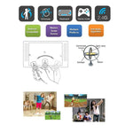 Mini Fly Air Mouse giroscópio T2 2,4G comando remoto Android com sensor de movimento 3D para computador de secretária / portátil, T2