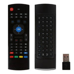 Teclado com comando remoto MX3 Air Mouse sem fios 2,4G com atalhos de navegador para Android TV Box / Mini PC, Air Mouse