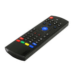 Teclado com comando remoto MX3 Air Mouse sem fios 2,4G com atalhos de navegador para Android TV Box / Mini PC, Air Mouse