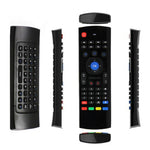 Teclado com comando remoto MX3 Air Mouse sem fios 2,4G com atalhos de navegador para Android TV Box / Mini PC, Air Mouse