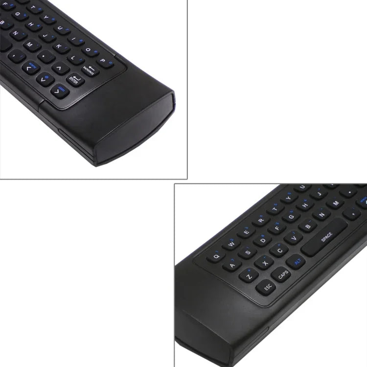 Teclado com comando remoto MX3 Air Mouse sem fios 2,4G com atalhos de navegador para Android TV Box / Mini PC, Air Mouse