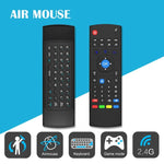 Teclado com comando remoto MX3 Air Mouse sem fios 2,4G com atalhos de navegador para Android TV Box / Mini PC, Air Mouse