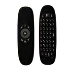 Teclado remoto sem fios recarregável C120 T10 Fly Air Mouse 2.4GHz para Android TV Box / PC, Teclado sem fios