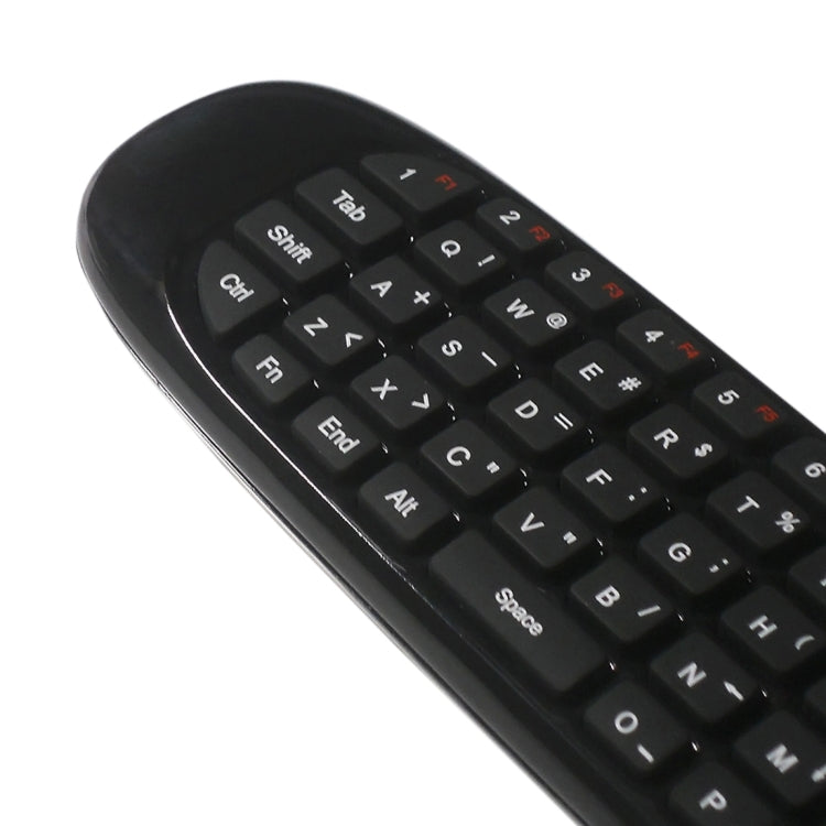 Teclado remoto sem fios recarregável C120 T10 Fly Air Mouse 2.4GHz para Android TV Box / PC, Teclado sem fios