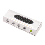 Teclado remoto sem fios recarregável C120 T10 Fly Air Mouse 2.4GHz para Android TV Box / PC, Teclado sem fios
