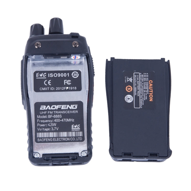 2 unidades de rádio portátil CB BAOFENG BF-888S Retevis UHF 5W 16 canais, transceptor FM