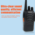 2 unidades de rádio portátil CB BAOFENG BF-888S Retevis UHF 5W 16 canais, transceptor FM