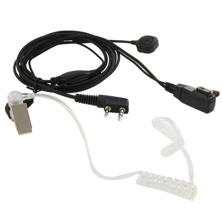 Auricular com microfone portátil para walkie talkies, ficha 3,5mm + 2,5mm