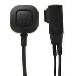 Auricular com microfone portátil para walkie talkies, ficha 3,5mm + 2,5mm