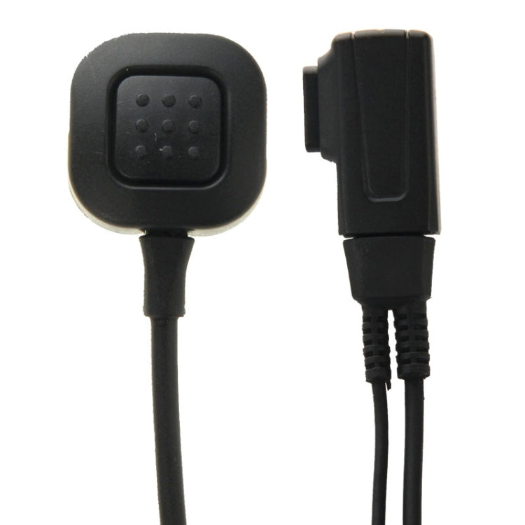 Auricular com microfone portátil para walkie talkies, ficha 3,5mm + 2,5mm