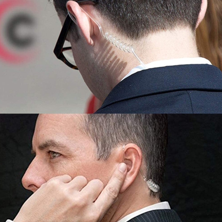 Auricular com microfone portátil para walkie talkies, ficha 3,5mm + 2,5mm