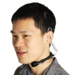Auricular Transceptor de Controlo de Garganta para Walkie Talkies, Plugues 3,5mm + 2,5mm