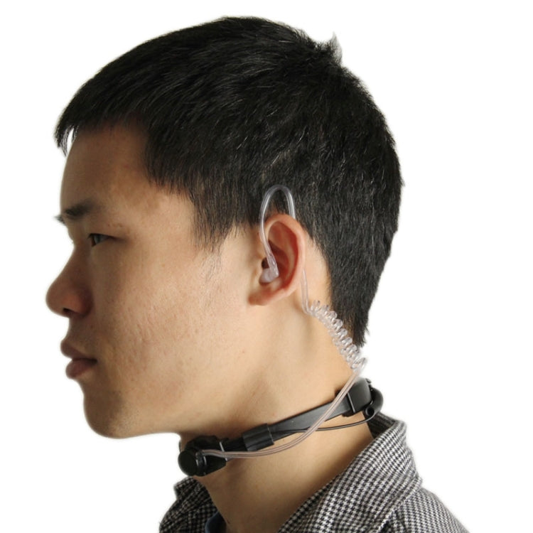 Auricular Transceptor de Controlo de Garganta para Walkie Talkies, Plugues 3,5mm + 2,5mm