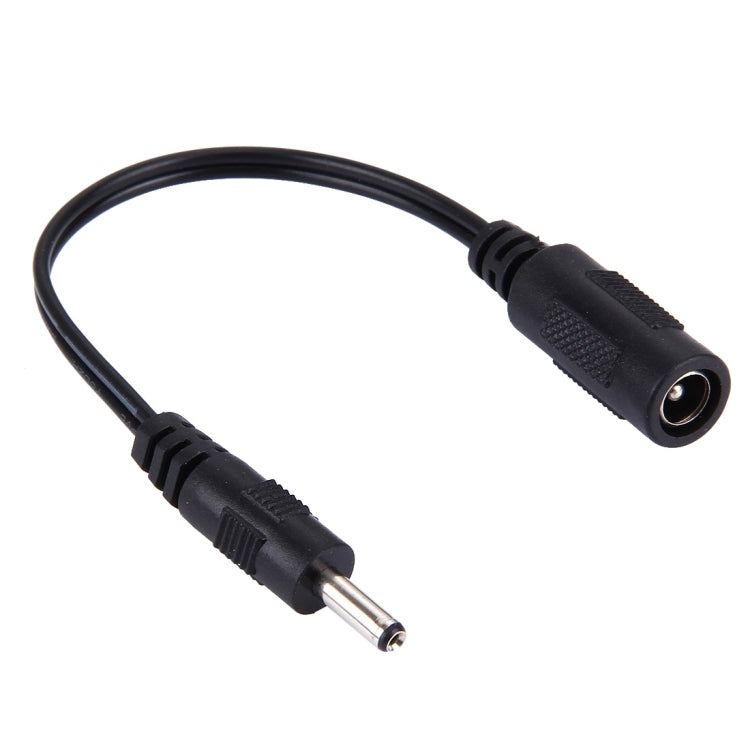 Cabo Conector de Alimentação DC Fêmea 5,5 x 2,1mm para DC Macho 3,5 x 1,35mm para Adaptador de Portátil, Comprimento: 15cm, Macho 3,5 x 1,35mm