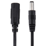 Cabo Conector de Alimentação DC Fêmea 5,5 x 2,1mm para DC Macho 5,5 x 2,5mm para Adaptador de Portátil, Comprimento: 15cm, Macho 5,5 x 2,5mm