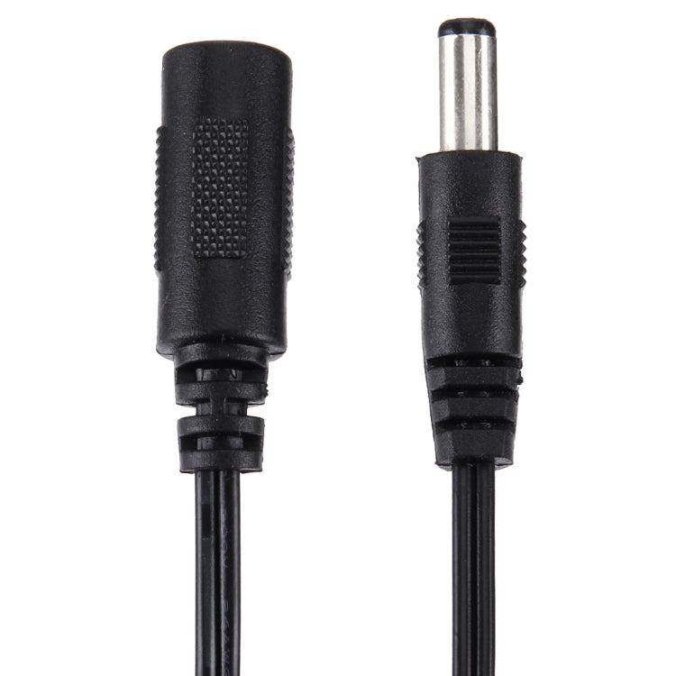 Cabo Conector de Alimentação DC Fêmea 5,5 x 2,1mm para DC Macho 5,5 x 2,5mm para Adaptador de Portátil, Comprimento: 15cm, Macho 5,5 x 2,5mm