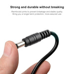 Cabo de Alimentação DC Macho 4,0 x 1,7mm para Adaptador de Portátil, Comprimento: 1,2m