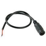 Cabo de Alimentação DC Fêmea 5,5 x 2,1mm para Adaptador de Portátil, Comprimento: 30cm, 5,5 x 2,1mm (Comprimento: 30cm)