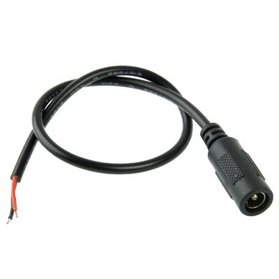 Cabo de Alimentação DC Fêmea 5,5 x 2,1mm para Adaptador de Portátil, Comprimento: 30cm, 5,5 x 2,1mm (Comprimento: 30cm)