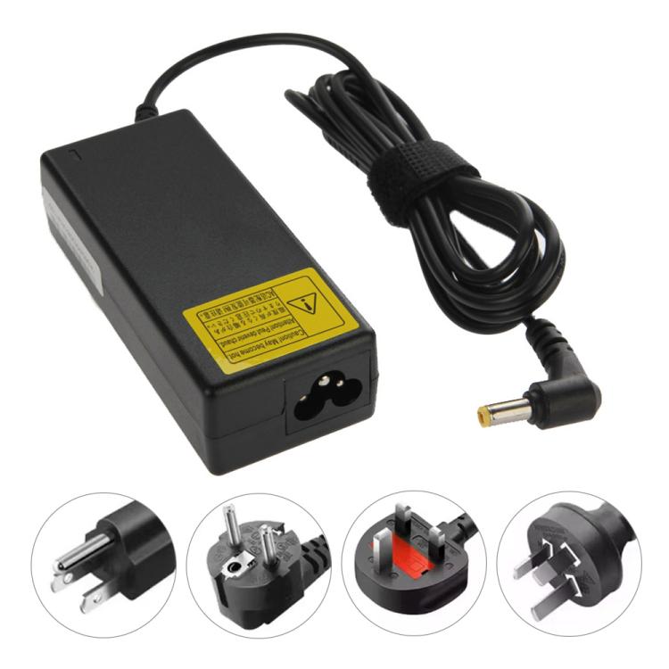 Adaptador AC 65W 19V 3,42A para Portátil Acer, Pontas de Saída: 5,5mm x 2,5mm, 3,42A