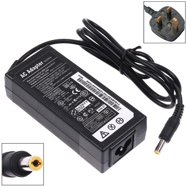 Adaptador AC com Ficha EU 19V 4.74A 90W para Portátil Lenovo, Pontas de Saída: 5.5 x 2.5mm, Ficha EU, Ficha AU, Ficha US, Ficha UK