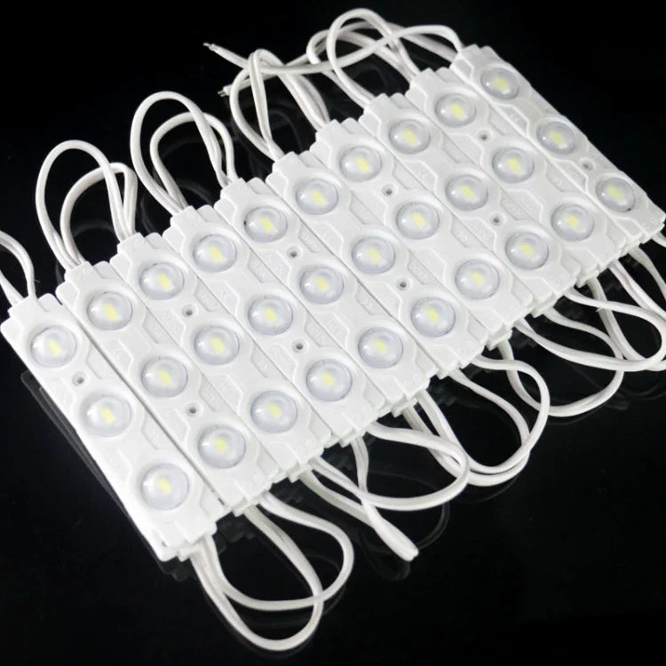 Luz LED Convexa Quente de Alta Intensidade 180 Graus 20 x 3-LED SMD 5730, DC 12V, S-LED-0395W, S-LED-0395WW