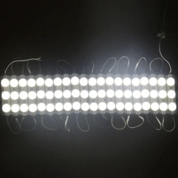 Luz LED Convexa Quente de Alta Intensidade 180 Graus 20 x 3-LED SMD 5730, DC 12V, S-LED-0395W, S-LED-0395WW