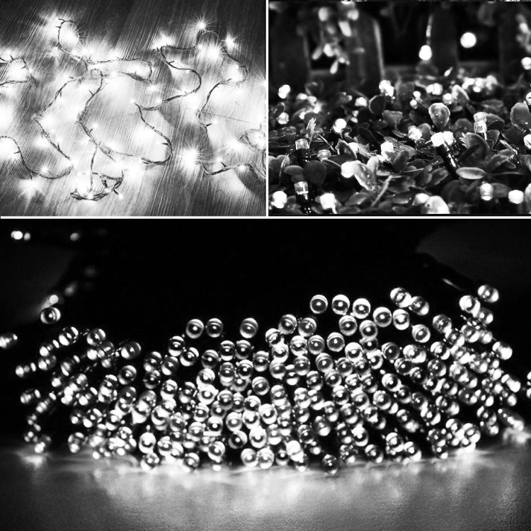 Luz RGB 100 LED com Controlador, Efeito Piscante / Desvanecente / Perseguição, Branco Quente Ficha UE, Luz Branca Ficha UE, Luz Colorida 220V Ficha UE