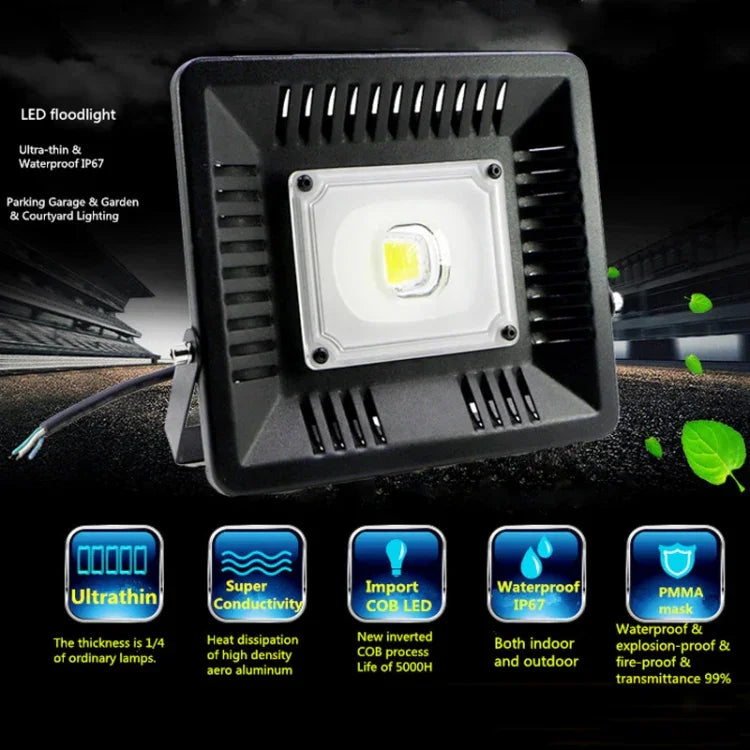 Fluxo Luminoso: > 4000LM, PF > 0,9, RA > 80, AC 90-140V, 50W Branco Quente