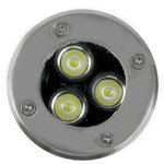 Luz Impermeável com 3 LEDs, DC 12V, Luz Branca