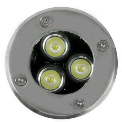 Luz Impermeável com 3 LEDs, DC 12V, Luz Branca
