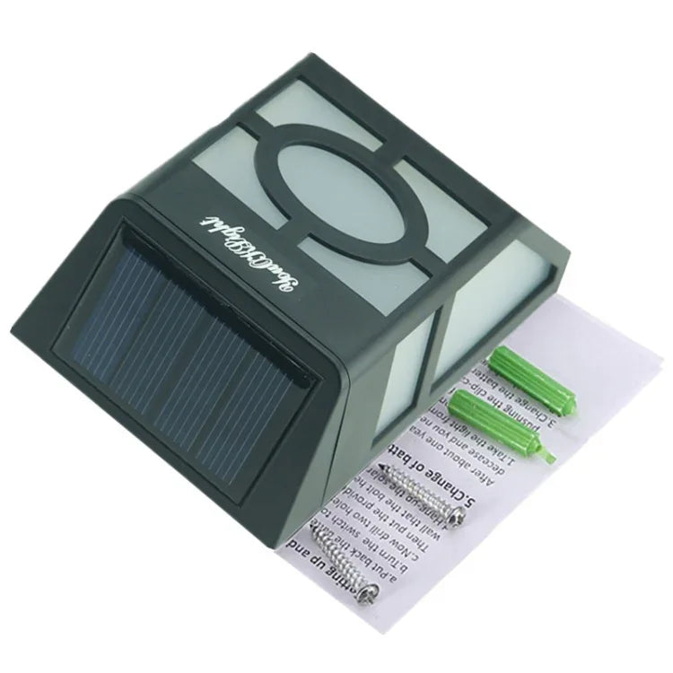 Luz de Cerca Solar com 2 LEDs para Montagem na Parede, S-LED-3090W, S-LED-3090WW