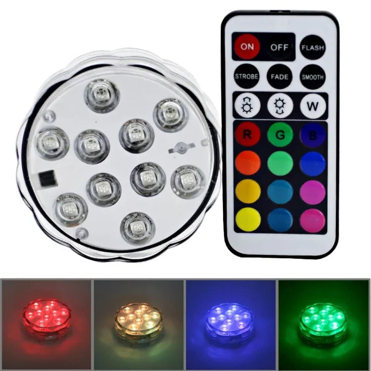 10 LEDs com Controlo Remoto