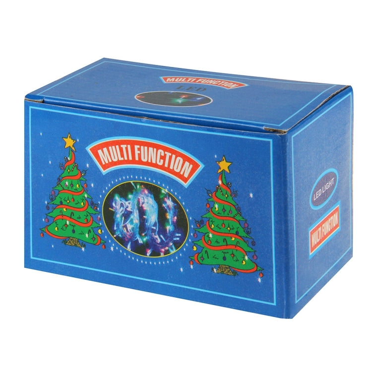 Para Festa de Natal, 100 LED Luz Branca, com Controlador de 8 Funções, 220V, Ficha UK