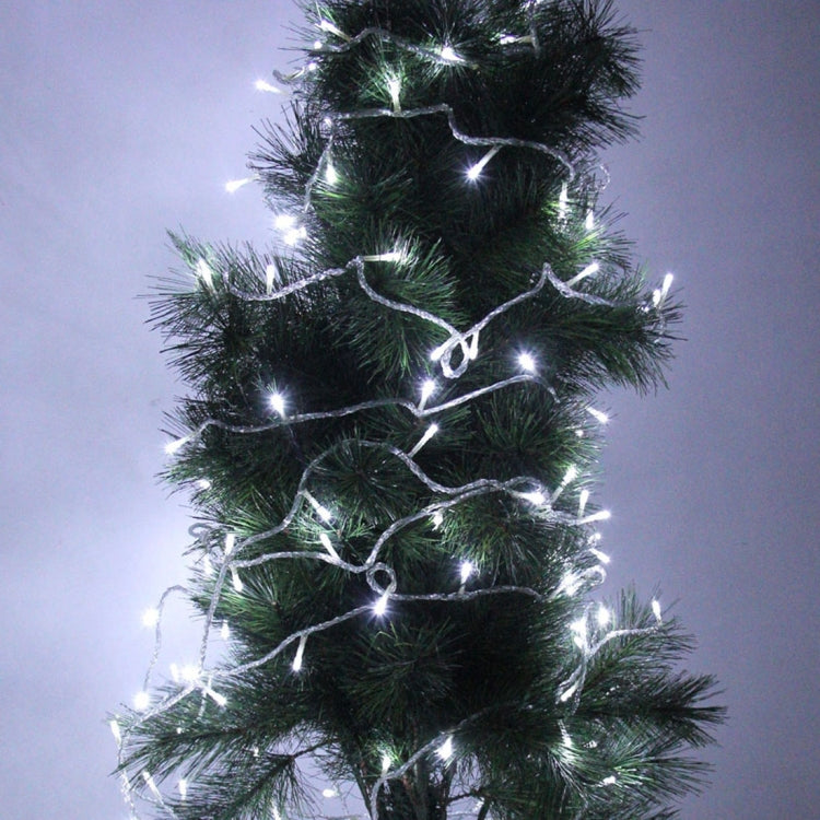 Para Festa de Natal, 100 LED Luz Branca, com Controlador de 8 Funções, 220V, Ficha UK