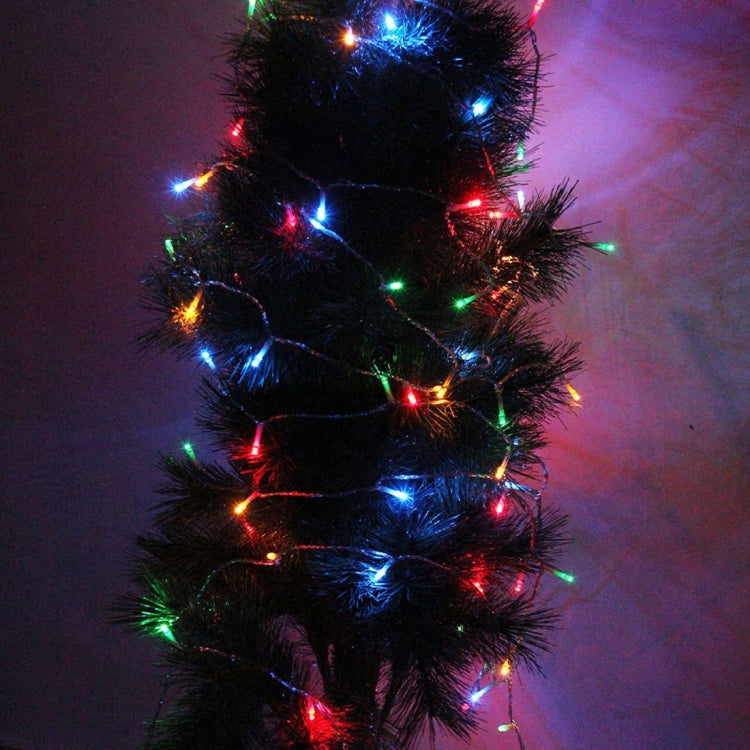 Para Festa de Natal, 50 LED, Luz RGB, Alimentado a Pilhas