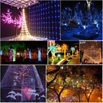 Para Festa de Natal, 50 LED, Luz RGB, Alimentado a Pilhas