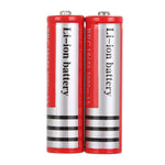 2 unidades de bateria recarregável de iões de lítio UltraFire 18650 3000mAh 3,7V de longa duração, 3000mAh
