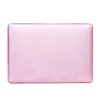 Estojo Protetor Rígido de Cristal para Laptop MacBook Air 13,3 polegadas A1466 2012-2017 / A1369 2010-2012, Rosa