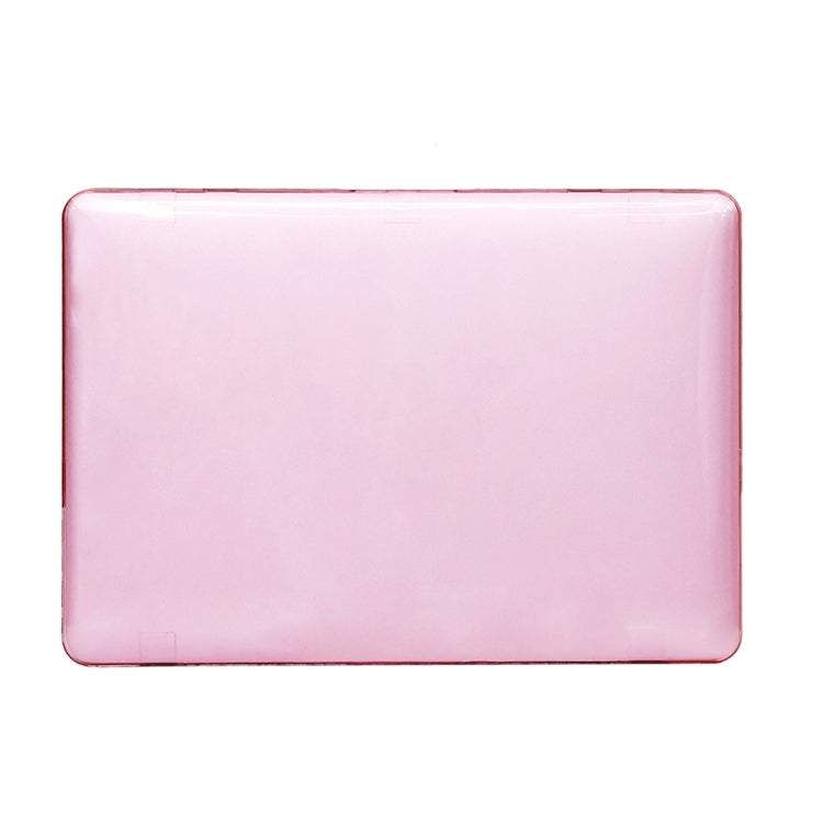 Estojo Protetor Rígido de Cristal para Laptop MacBook Air 13,3 polegadas A1466 2012-2017 / A1369 2010-2012, Rosa